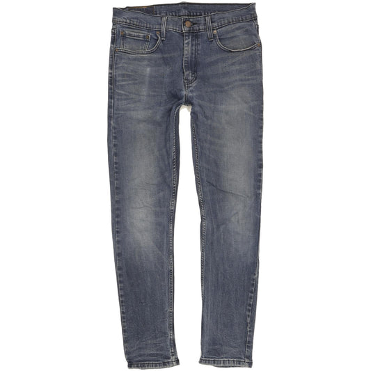 Levi's 512 Men Blue Tapered Slim Stretch Jeans W33 L32
