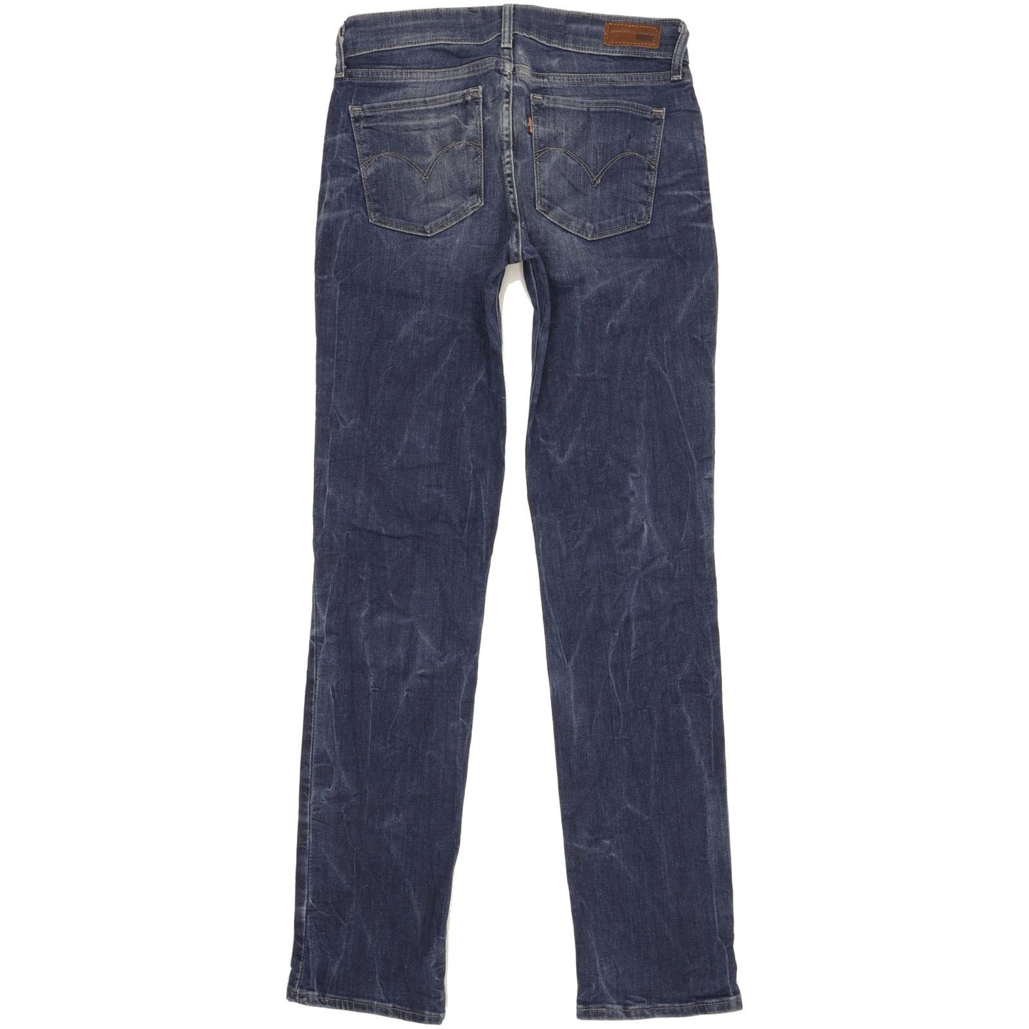 Levi's Demi Curve Women Blue Straight Slim Stretch Jeans W27 L32