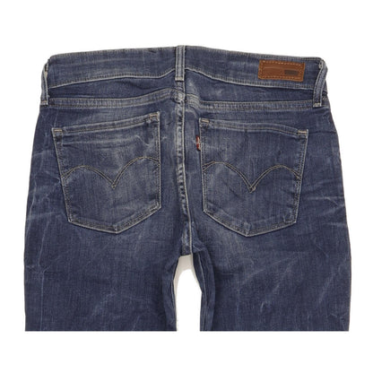Levi's Demi Curve Women Blue Straight Slim Stretch Jeans W27 L32