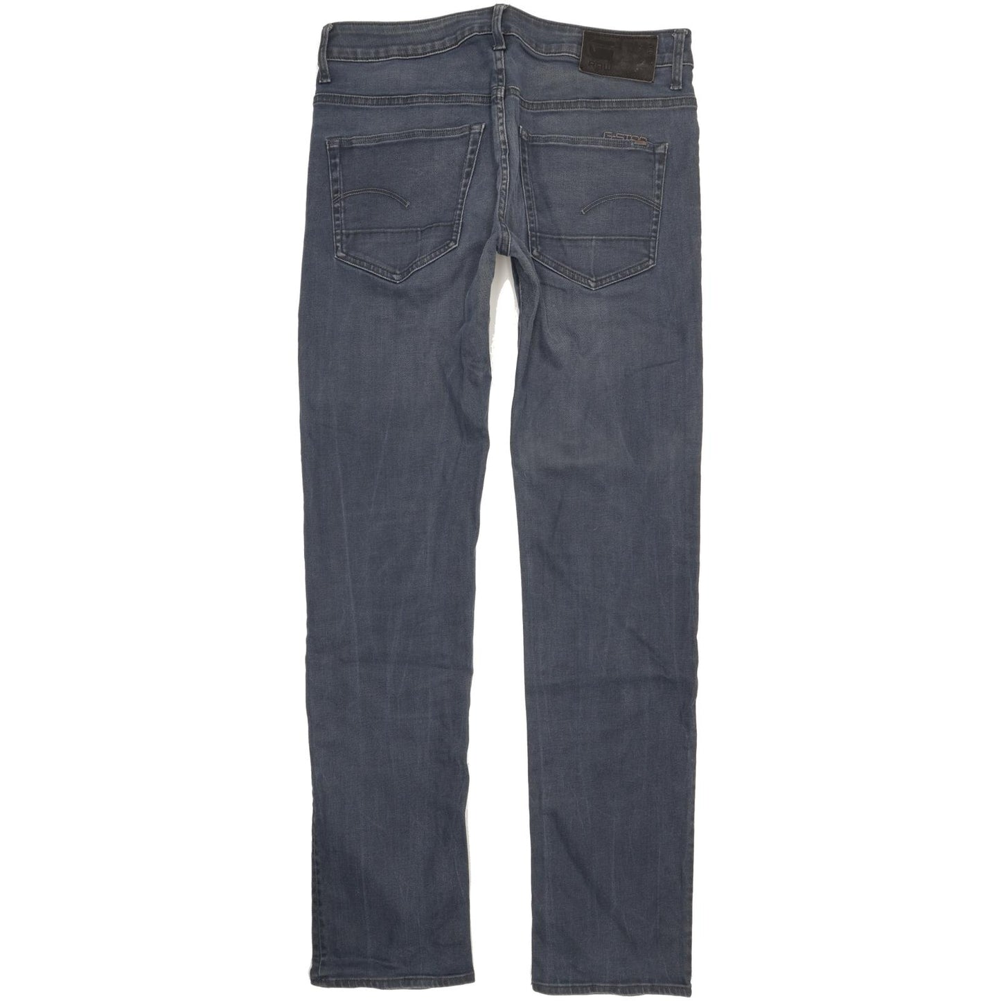 G-Star 3301 Men Blue Straight Regular Stretch Jeans W34 L35