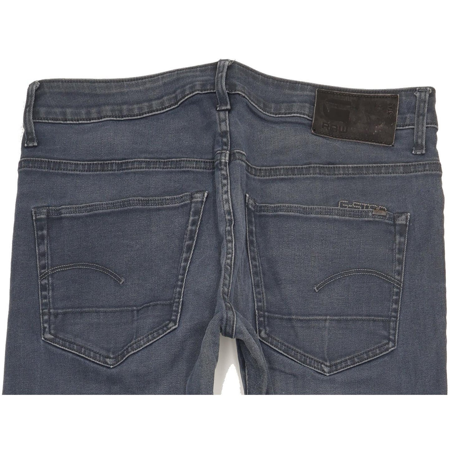 G-Star 3301 Men Blue Straight Regular Stretch Jeans W34 L35