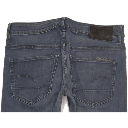 G-Star 3301 Men Blue Straight Regular Stretch Jeans W34 L35