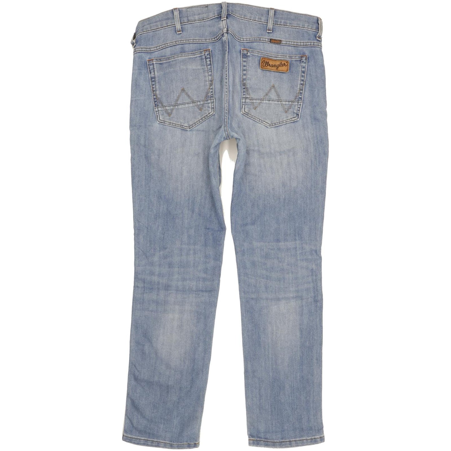 Wrangler Grensboro Men Blue Straight Regular Stretch Jeans W36 L32