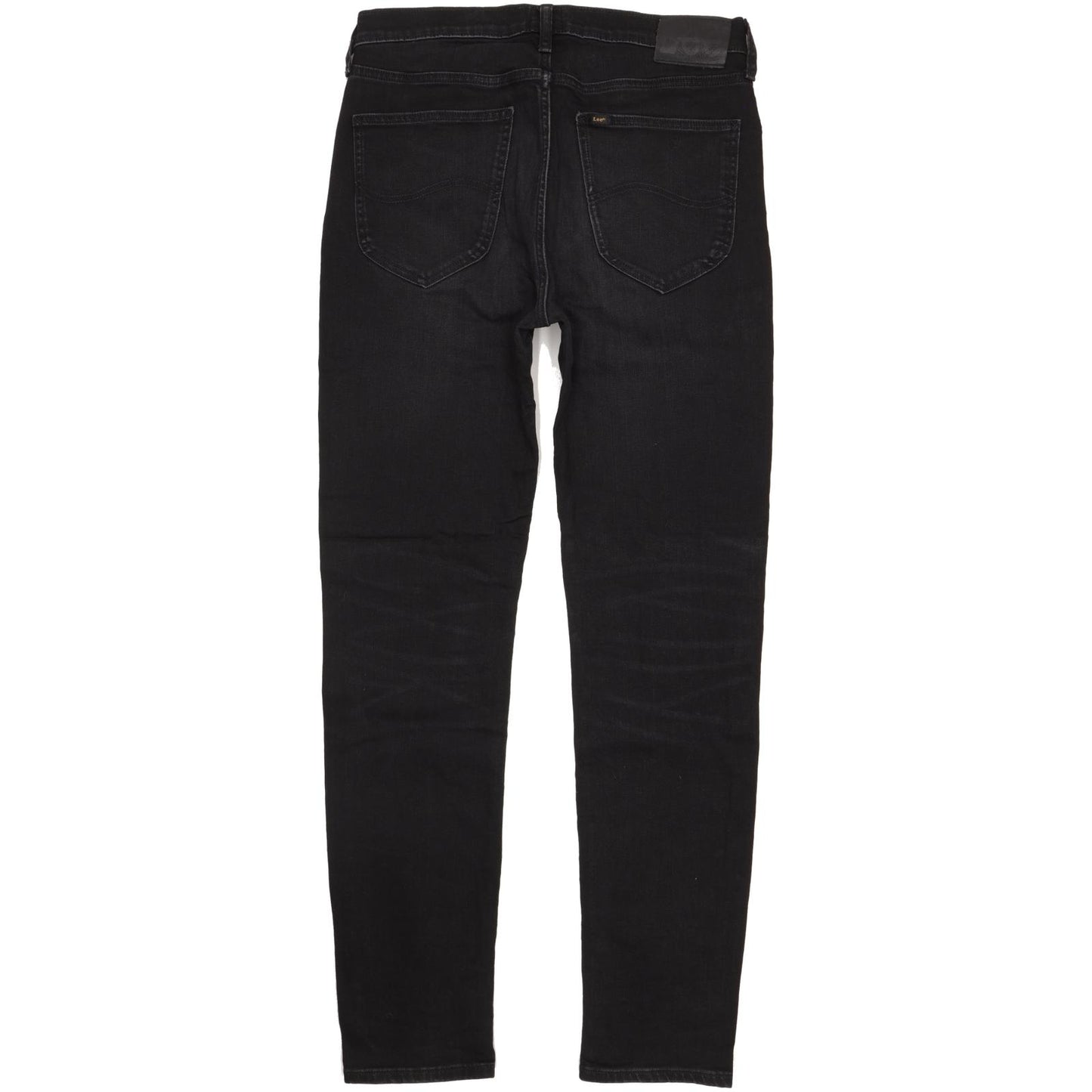 Lee Austin Black Straight Slim Stretch Jeans High Waisted W32 L33