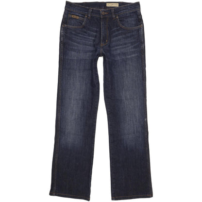 Wrangler Pittsboro Men Blue Straight Regular Stretch Jeans W32 L32