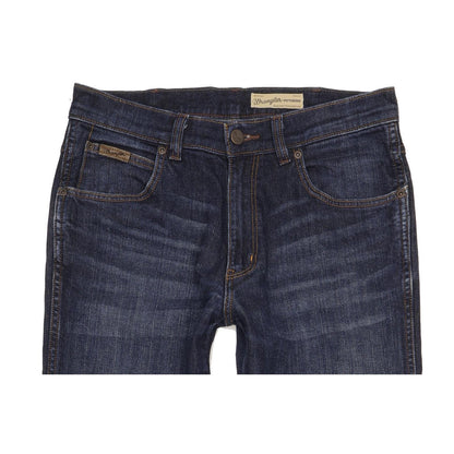 Wrangler Pittsboro Men Blue Straight Regular Stretch Jeans W32 L32