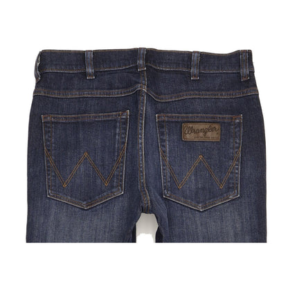 Wrangler Pittsboro Men Blue Straight Regular Stretch Jeans W32 L32