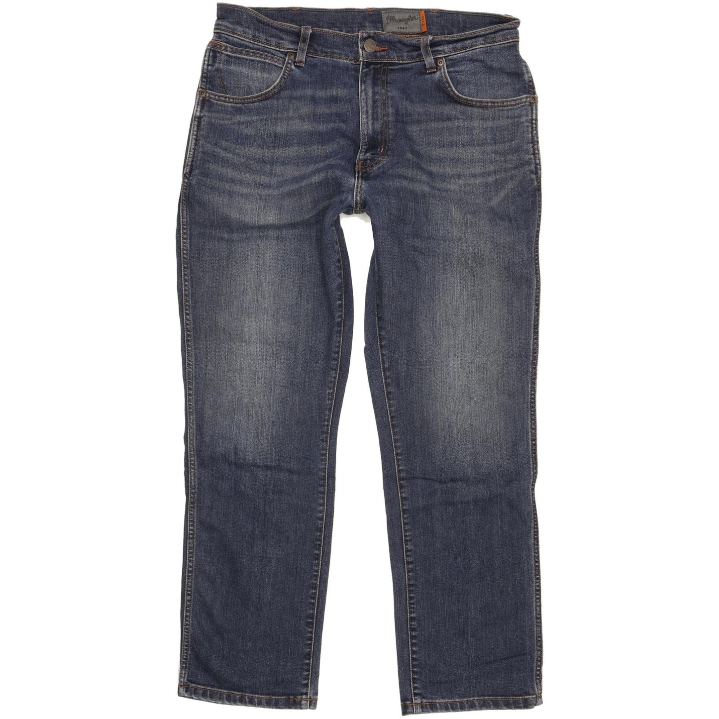 Wrangler Texas Men Blue Straight Regular Stretch Jeans W34 L29