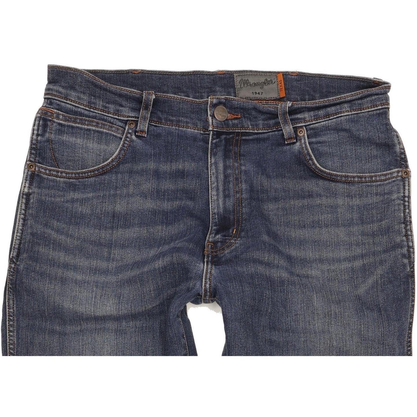 Wrangler Texas Men Blue Straight Regular Stretch Jeans W34 L29