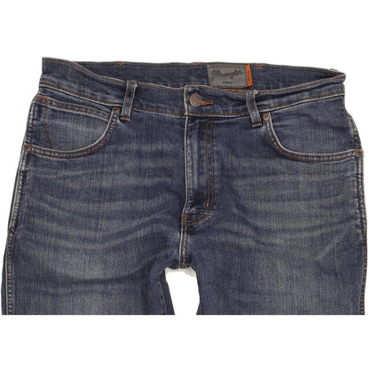 Wrangler Texas Men Blue Straight Regular Stretch Jeans W34 L29