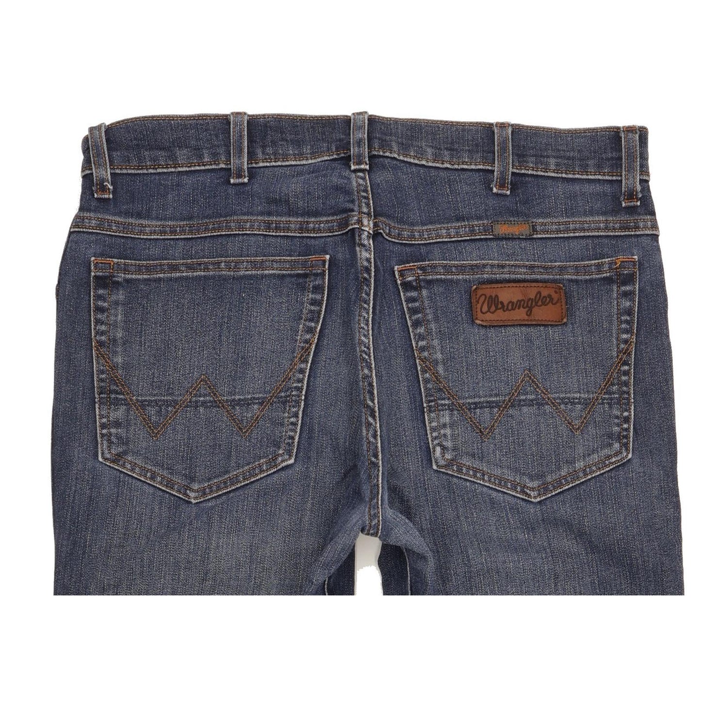 Wrangler Texas Men Blue Straight Regular Stretch Jeans W34 L29