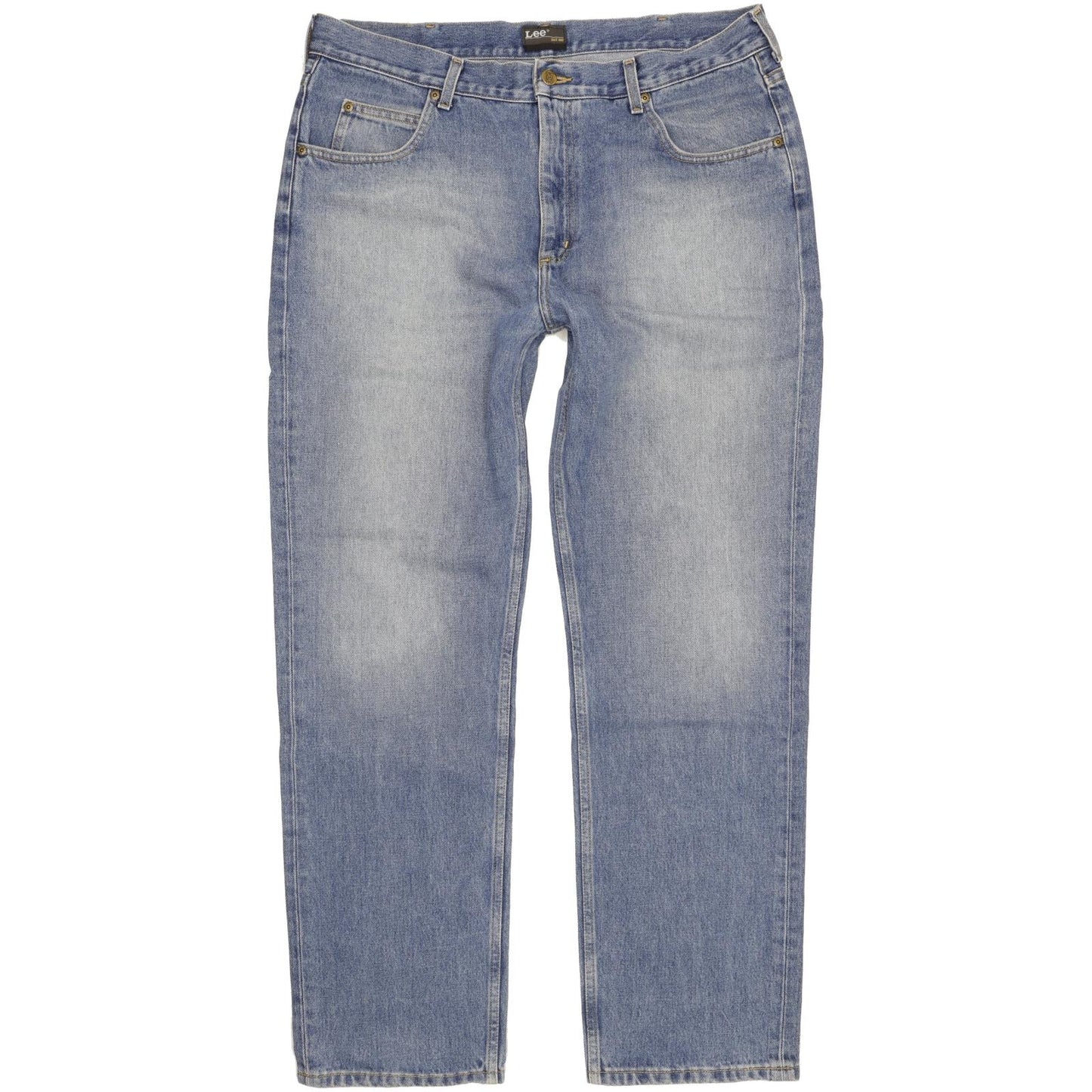 Lee Chicago Men Blue Straight Regular Jeans W38 L32