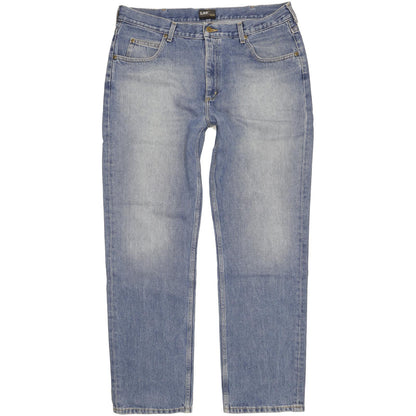 Lee Chicago Men Blue Straight Regular Jeans W38 L32