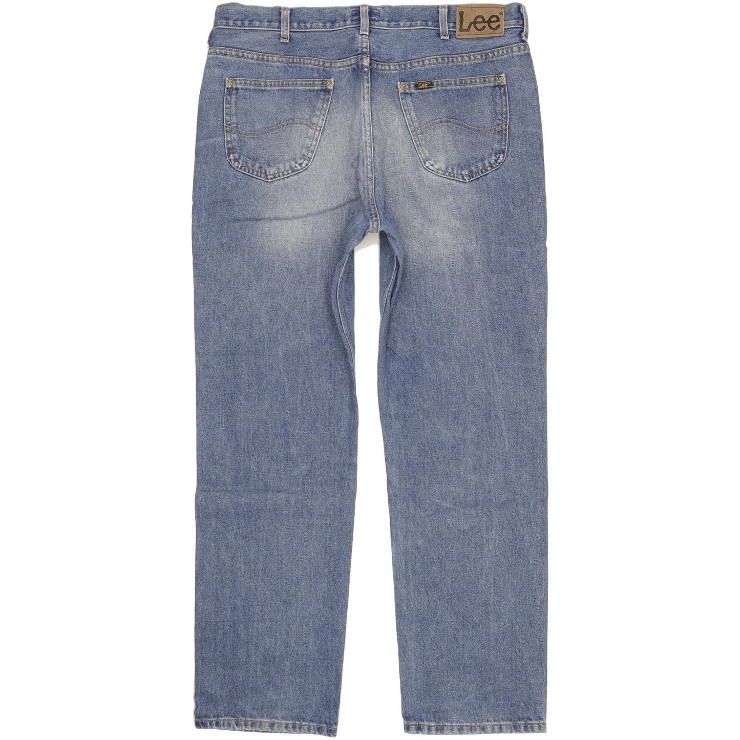 Lee Chicago Men Blue Straight Regular Jeans W38 L32