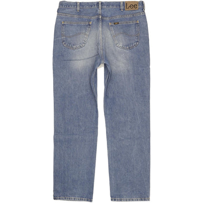 Lee Chicago Men Blue Straight Regular Jeans W38 L32