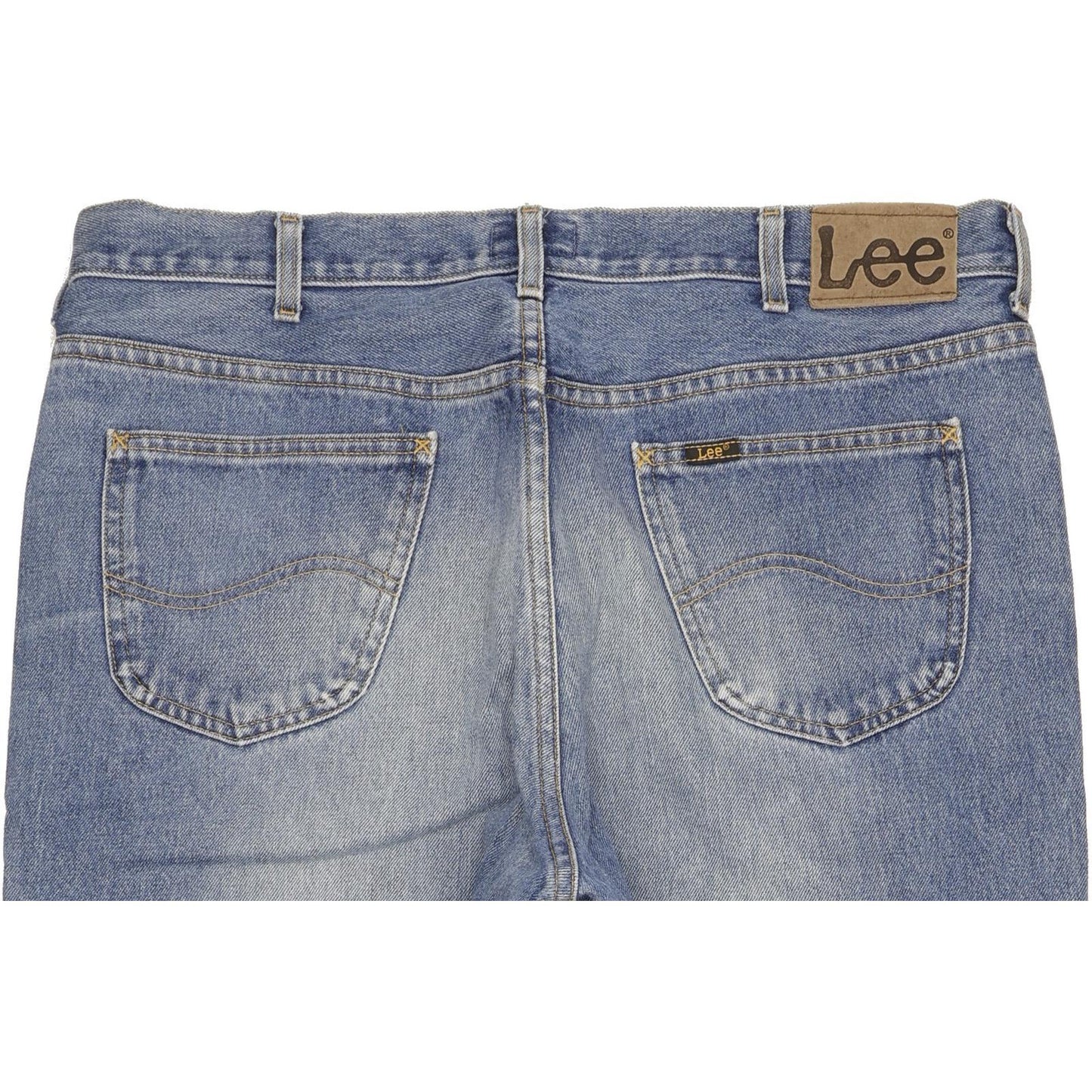Lee Chicago Men Blue Straight Regular Jeans W38 L32