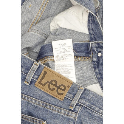 Lee Chicago Men Blue Straight Regular Jeans W38 L32