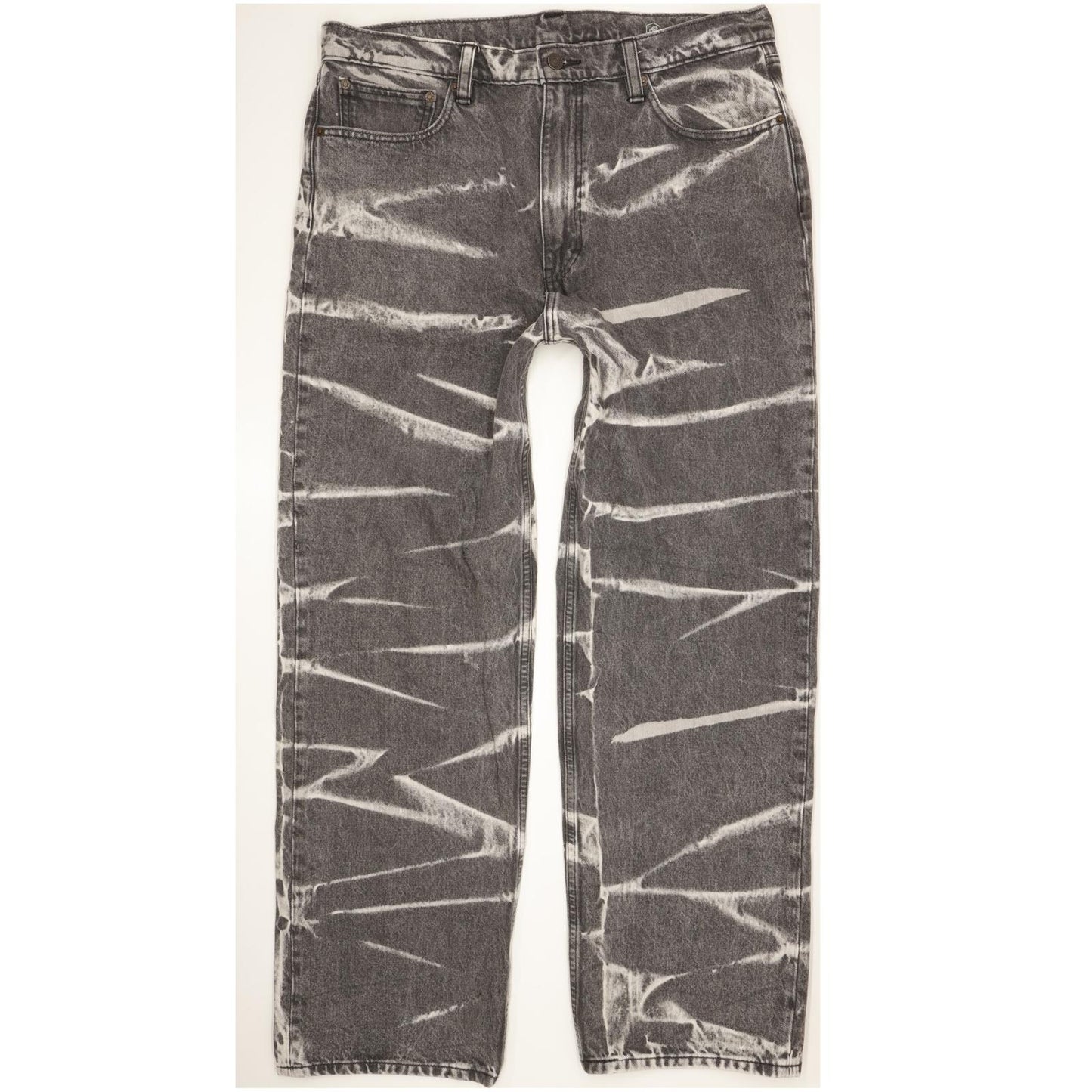 Levi's Men Grey Straight Regular Stretch Jeans W36 L31