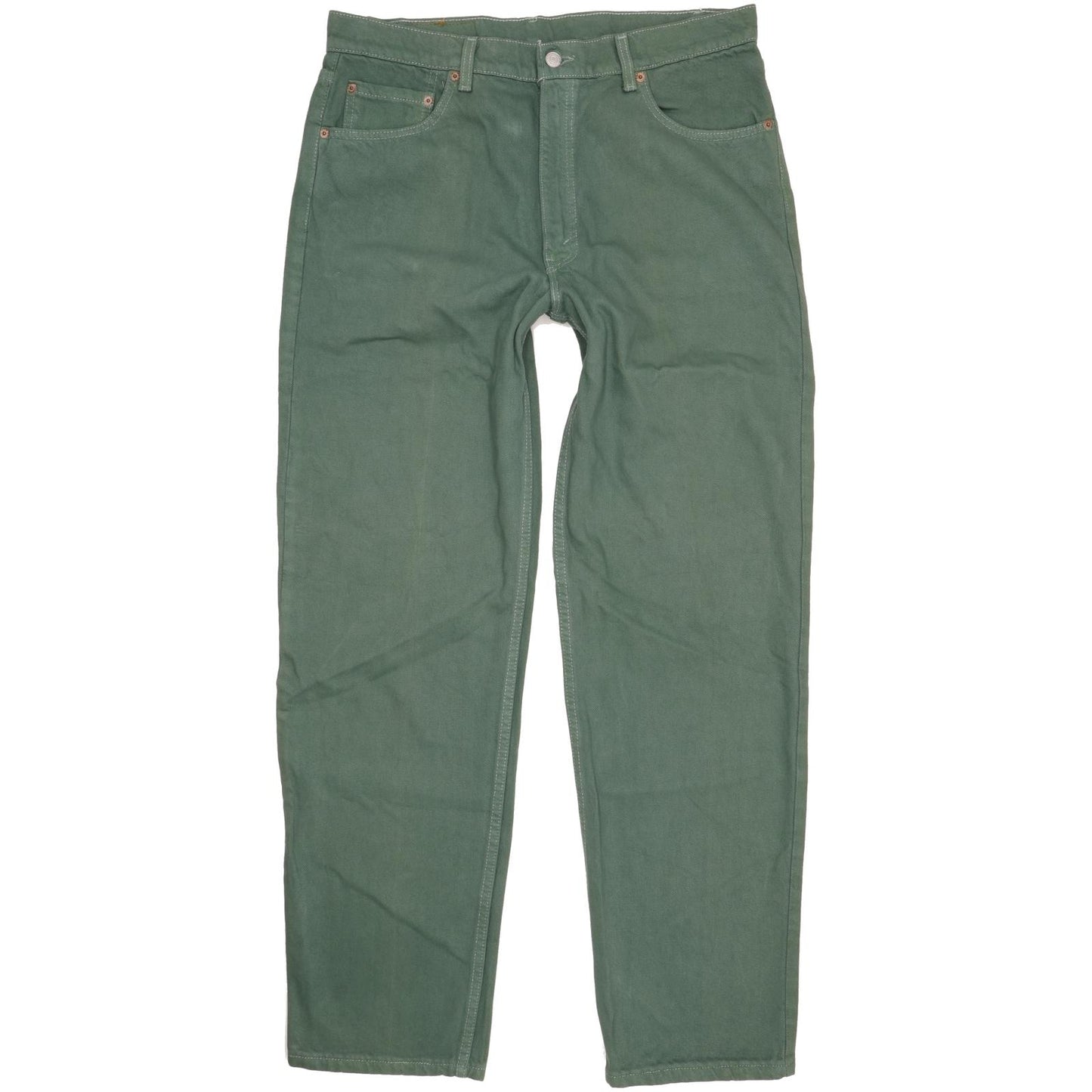 Levi's 550 Made in USA Men Green Tapered Relaxed Jeans W36 L32