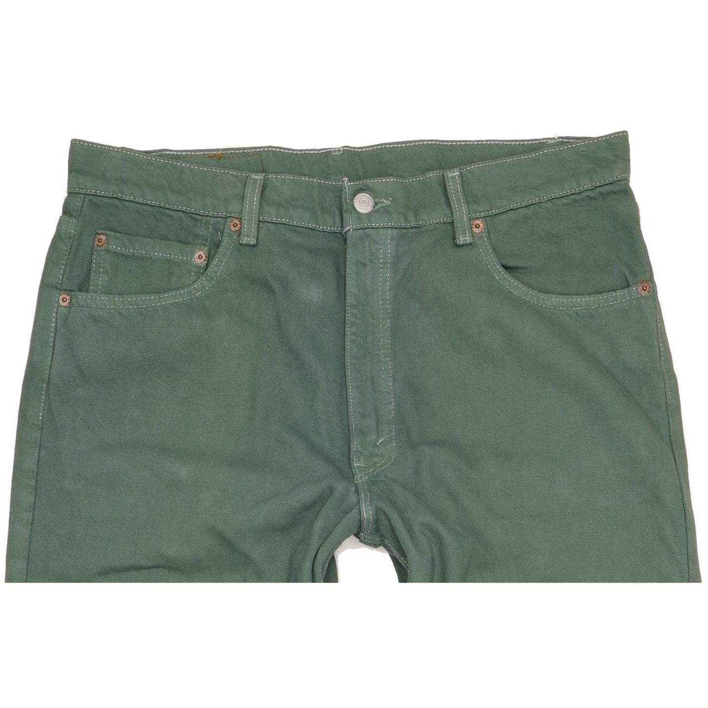 Levi's 550 Made in USA Men Green Tapered Relaxed Jeans W36 L32