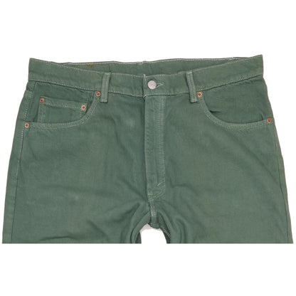 Levi's 550 Made in USA Men Green Tapered Relaxed Jeans W36 L32