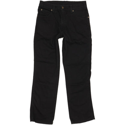 Wrangler Durable Quality Men Black Straight Regular Stretch Jeans W31 L30