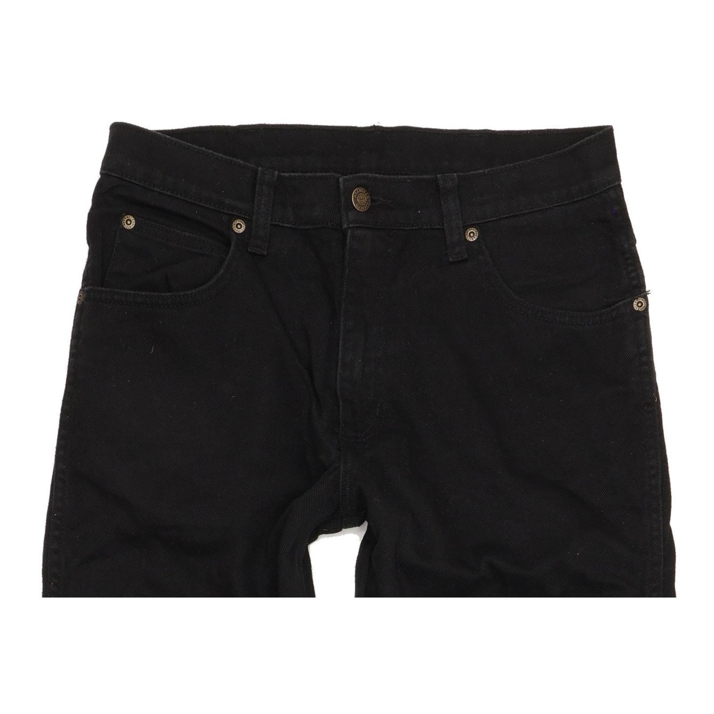Wrangler Durable Quality Men Black Straight Regular Stretch Jeans W31 L30