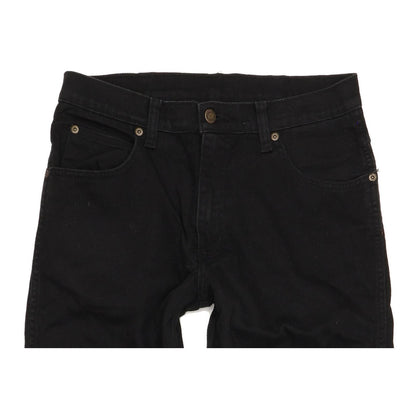Wrangler Durable Quality Men Black Straight Regular Stretch Jeans W31 L30