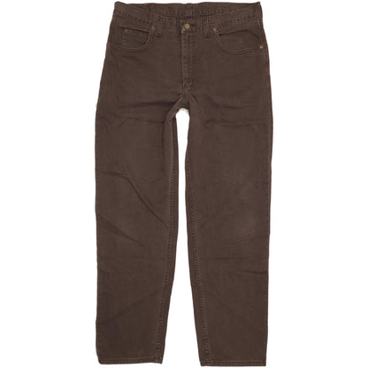 Lee Kansas Men Brown Straight Regular Jeans W38 L33