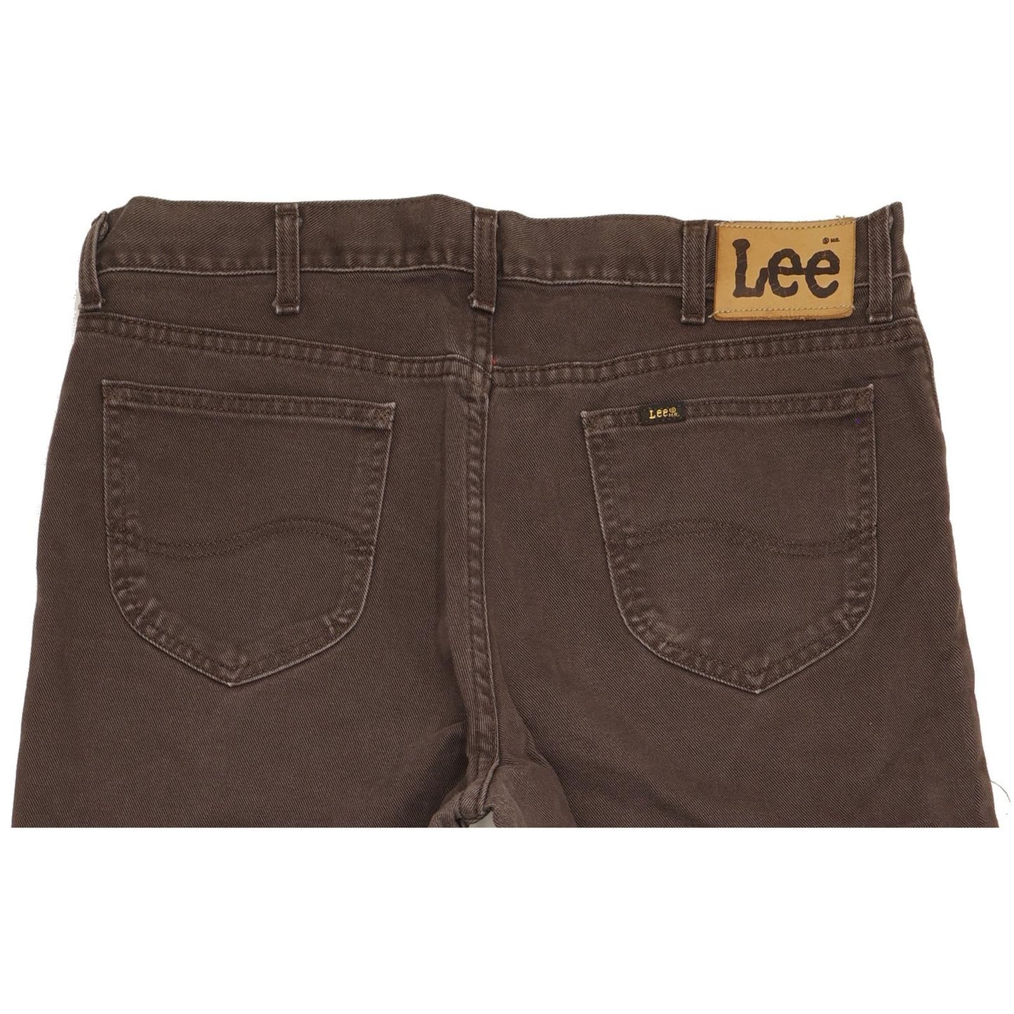 Lee Kansas Men Brown Straight Regular Jeans W38 L33