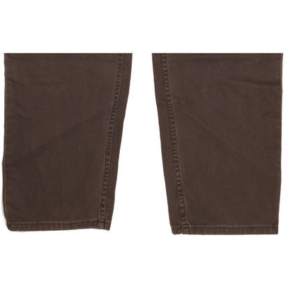 Lee Kansas Men Brown Straight Regular Jeans W38 L33