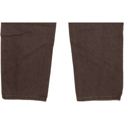 Lee Kansas Men Brown Straight Regular Jeans W38 L33
