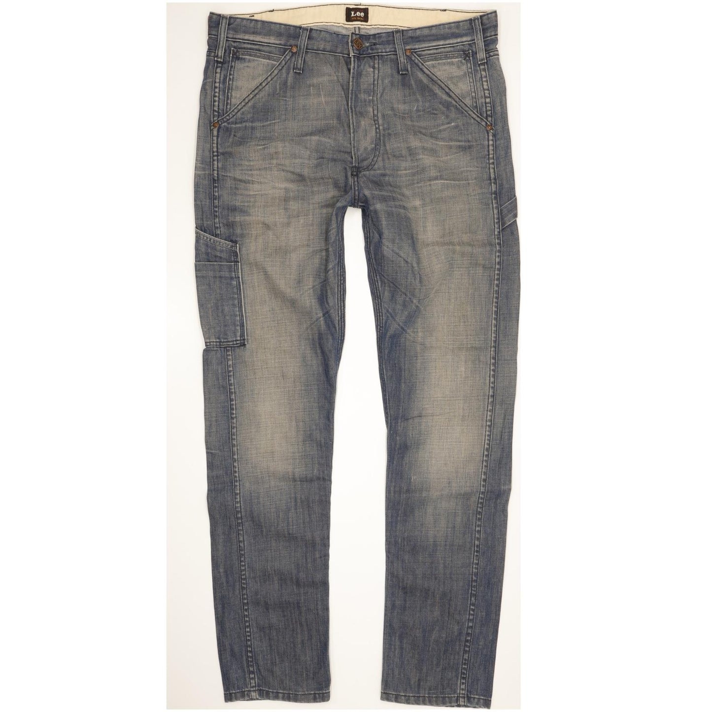 Lee Carpenter Men Blue Straight Regular Jeans W33 L32