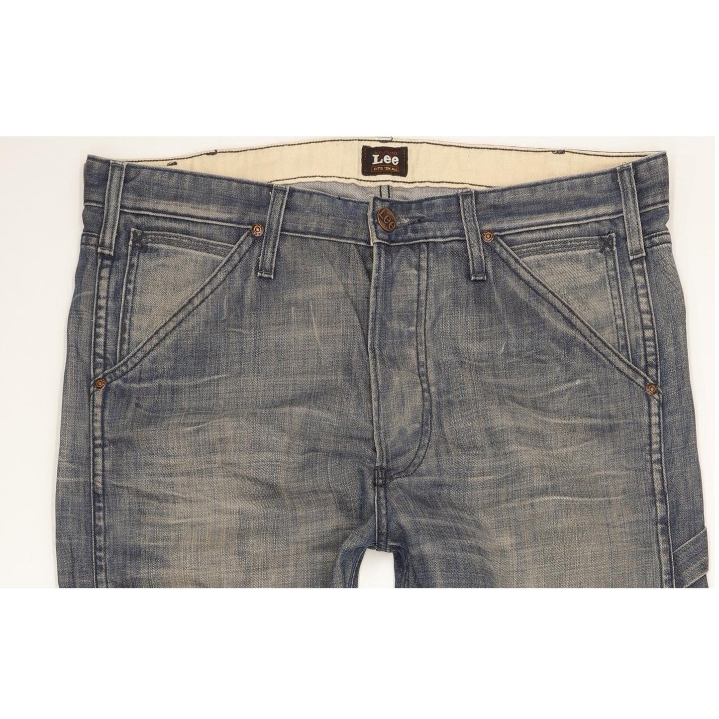 Lee Carpenter Men Blue Straight Regular Jeans W33 L32