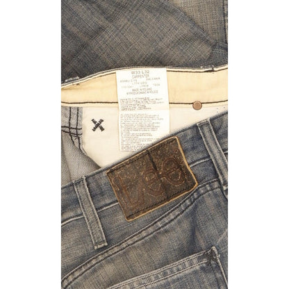 Lee Carpenter Men Blue Straight Regular Jeans W33 L32