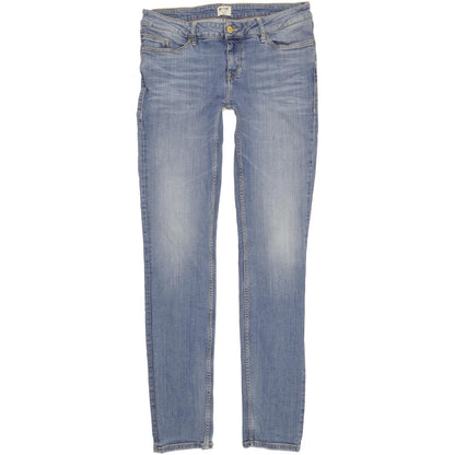 Mustang Jasmin Women Blue Straight Slim Stretch Jeans W32 L35