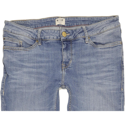 Mustang Jasmin Women Blue Straight Slim Stretch Jeans W32 L35