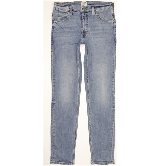 Mustang Tramper Men Blue Tapered Slim Stretch Jeans W32 L34