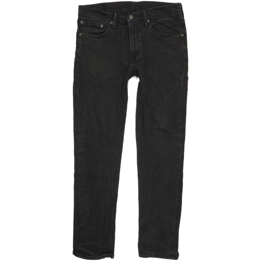 Levi's 511 Men Black Straight Slim Stretch Jeans W34 L30