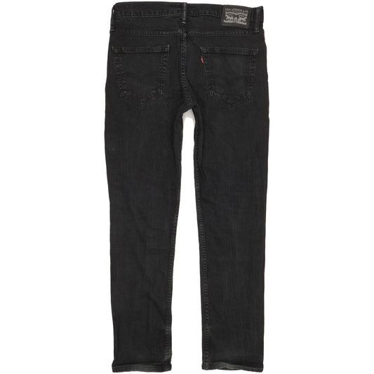 Levi's 511 Men Black Straight Slim Stretch Jeans W34 L30