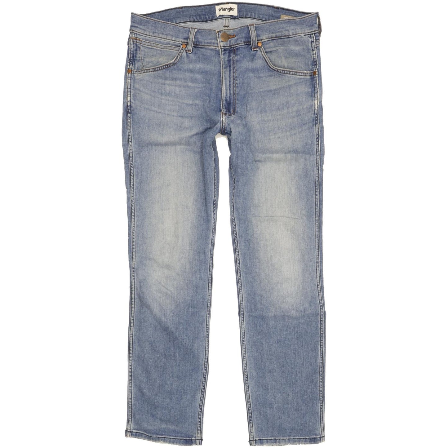 Wrangler Greensboro Men Blue Straight Regular Jeans W33 L30