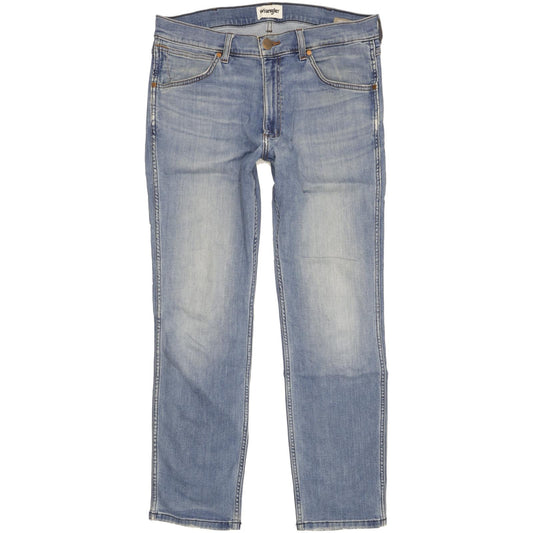 Wrangler Greensboro Men Blue Straight Regular Jeans W33 L30