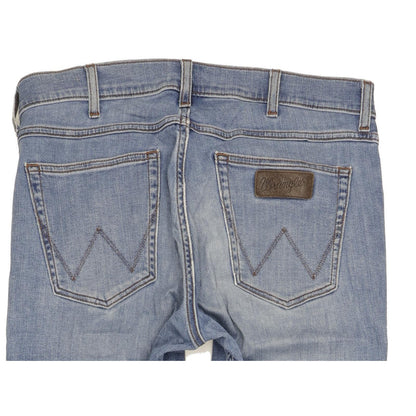Wrangler Greensboro Men Blue Straight Regular Jeans W33 L30