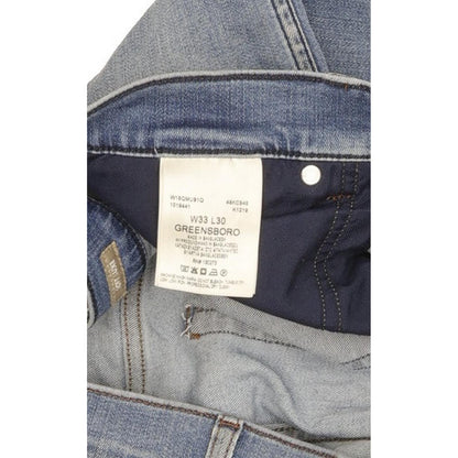 Wrangler Greensboro Men Blue Straight Regular Jeans W33 L30