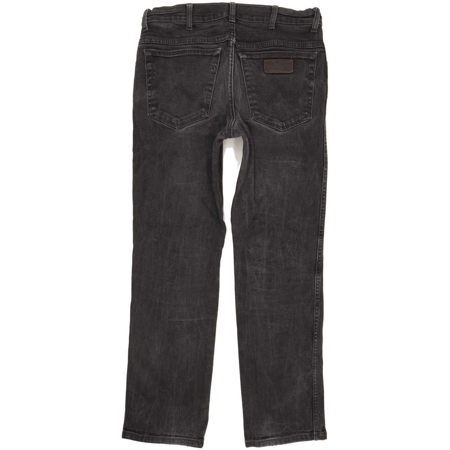 Wrangler Texas Men Black Straight Regular Stretch Jeans W33 L30