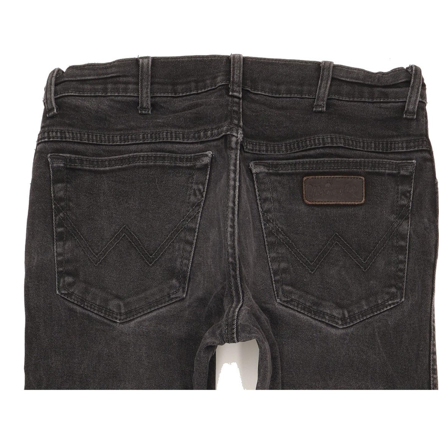 Wrangler Texas Men Black Straight Regular Stretch Jeans W33 L30