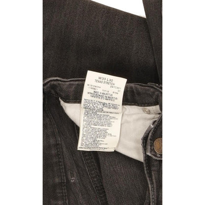 Wrangler Texas Men Black Straight Regular Stretch Jeans W33 L30