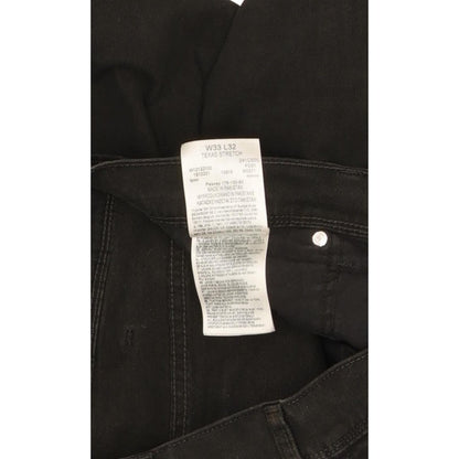 Wrangler Texas Men Black Straight Regular Stretch Jeans W33 L32