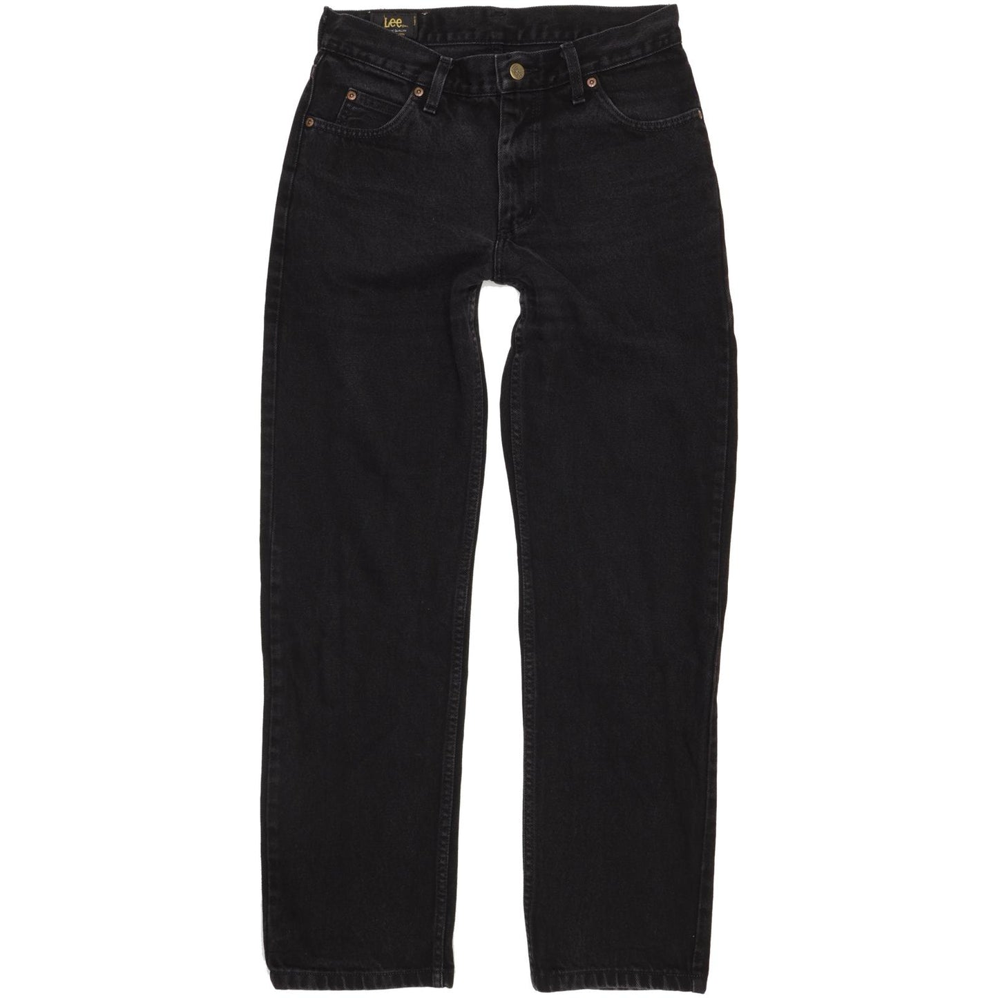 Lee Brooklyn Men Black Straight Regular Jeans W31 L31