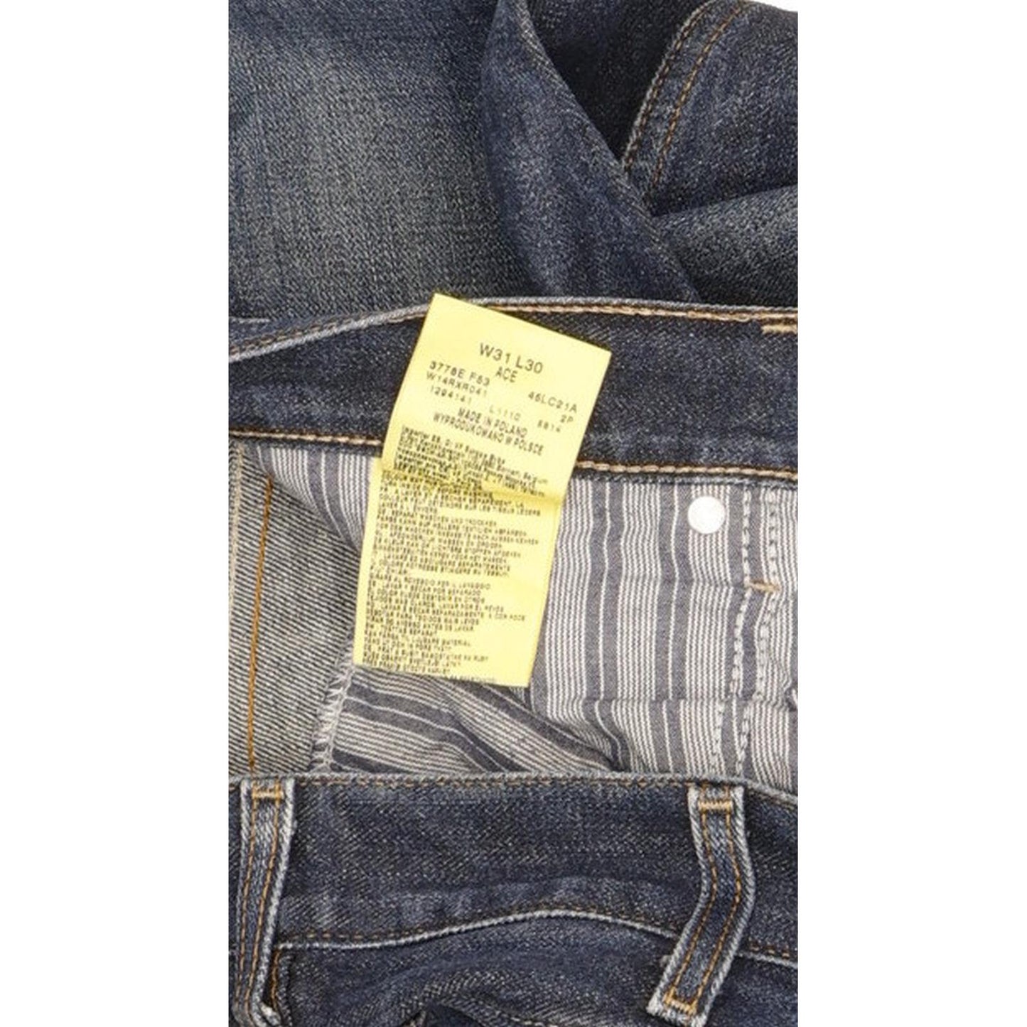 Wrangler Ace Men Blue Straight Regular Jeans W31 L30